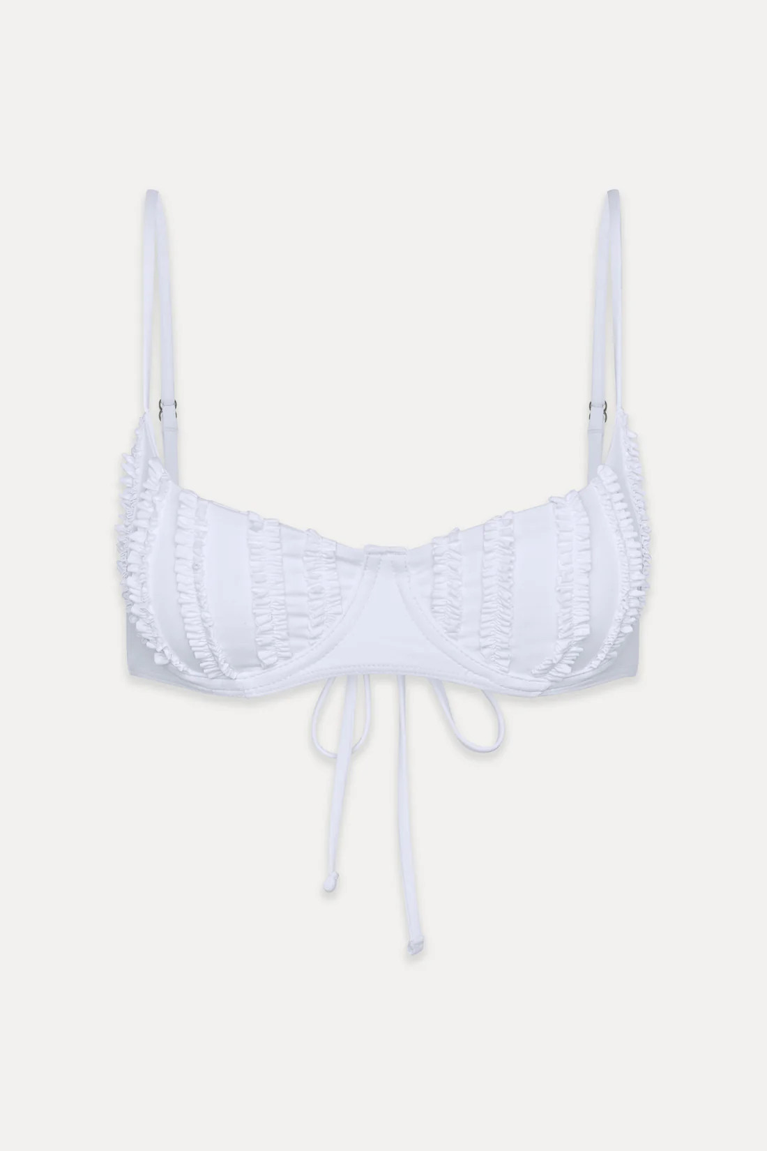 Cola Underwire Bikini Top - Optic White | Frankies Bikinis