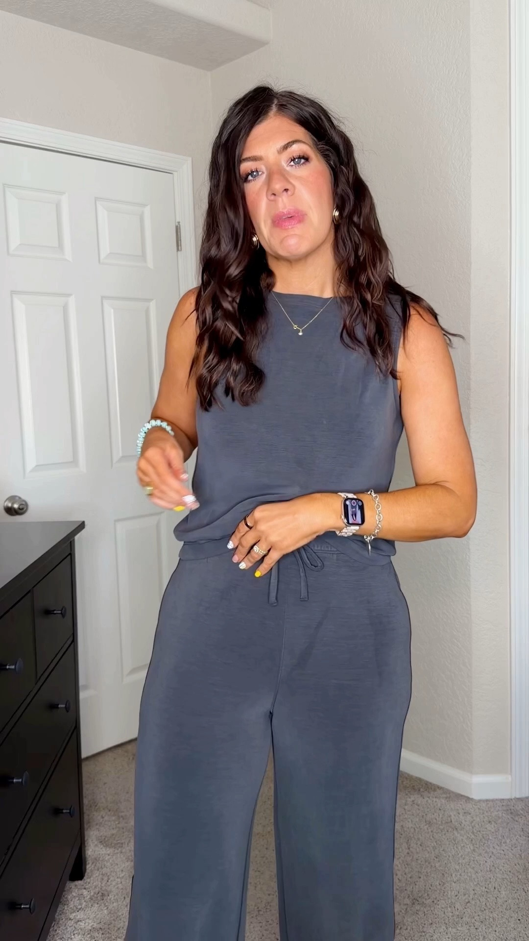 New @spanx air essentials (the best fabric ever) in a medium top and medium tall bottom! New customers can use my code Meghanxspanx to save 15% and get free shipping 
#spanxpartner

#LTKSaleAlert #LTKMidsize #LTKTall