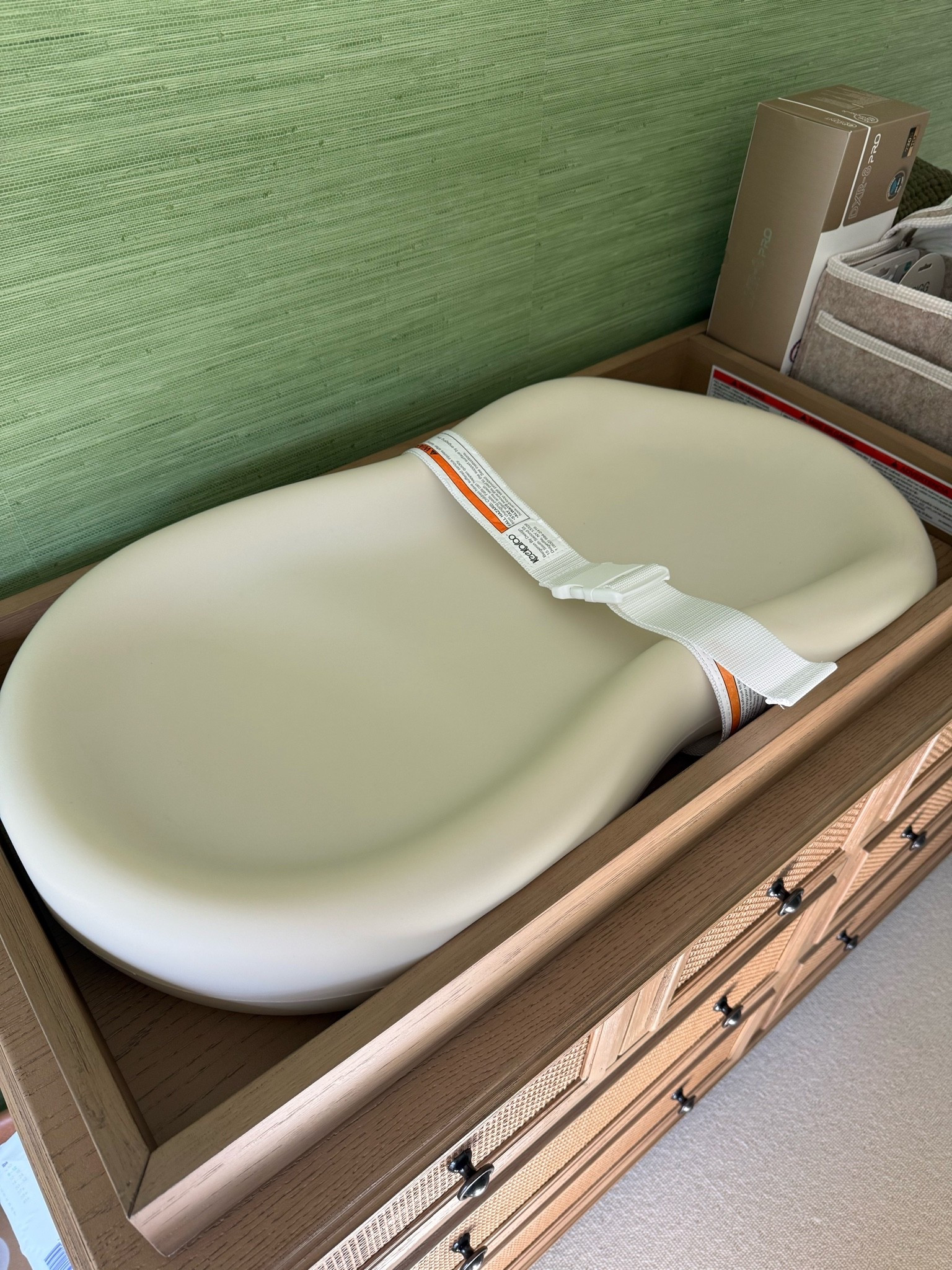 [9/23/26] Keekaroo peanut changer we paired with our pottery barn dresser & changing table. Easy to clean and impermeable to liquids! Linking other nursery essentials.

#LTKBaby #LTKSeasonal #LTKSaleAlert