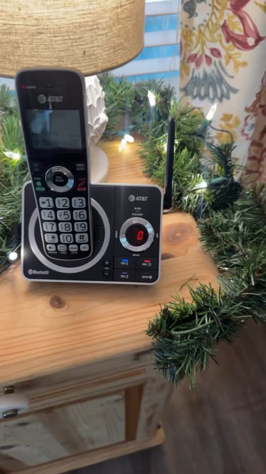 Your sign to go back to the 90s. Bluetooth house phone, no monthly fee. Connects to your cell phone. Perfect for kiddos who want a phone, want to call family, but also a mama who wants a phone less dinner and phone less evening with the family. If someone needs us, the house phone will ring  

#LTKFamily #LTKHome #LTKKids