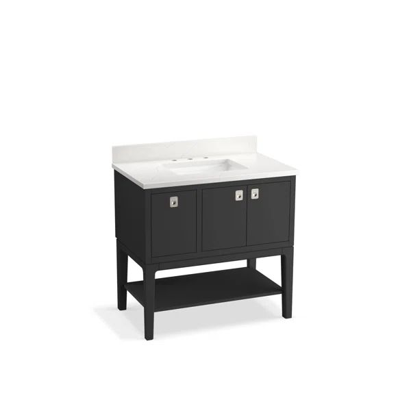 Seagrove By Studio McGee 36 in. Bathroom Vanity Cabinet With Sink And Quartz Top | Wayfair North America