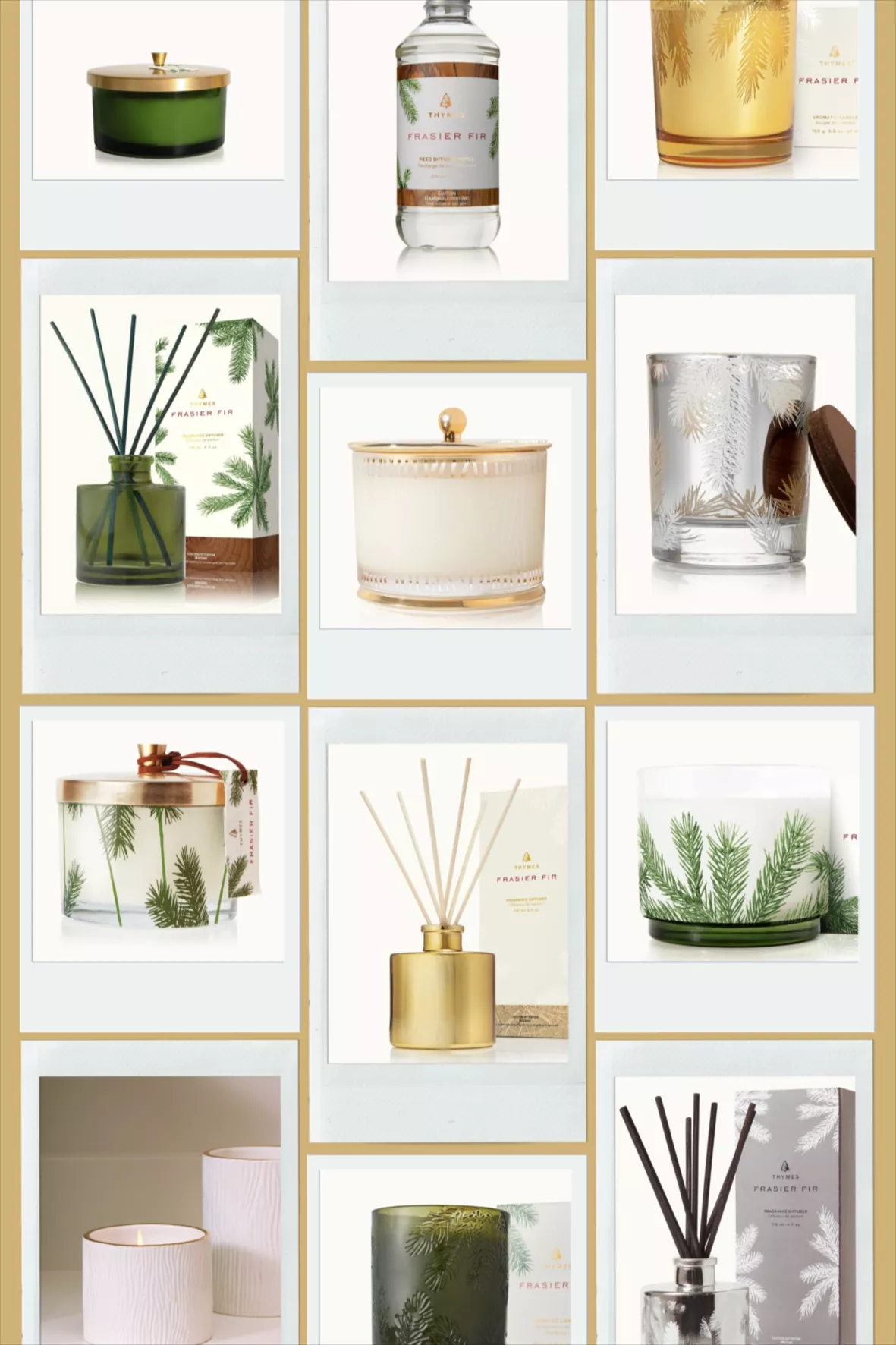 Frasier Fir Gilded Frosted Glass … curated on LTK