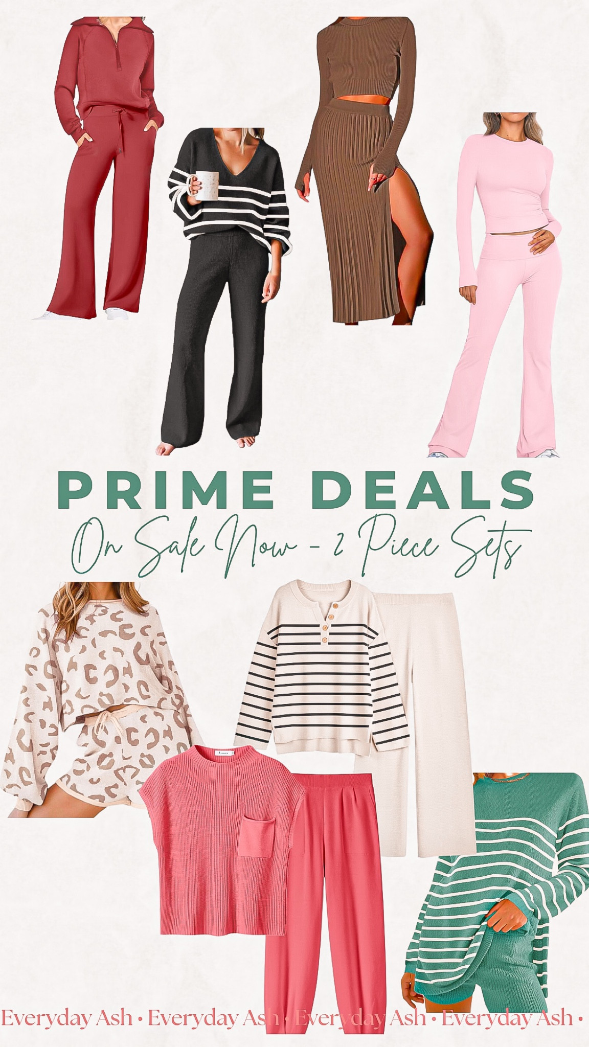 Amazon big deal days 

Two piece sets, two piece outfit, lounge outfit,  fall fashion, black set, sweater two piece set, pink set, pajama set, green set, striped sweater set, travel outfit 

#LTKStyleTip #LTKxPrimeDay #LTKGiftGuide