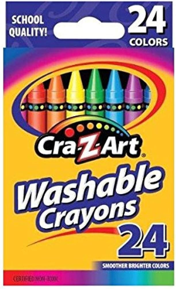 Cra-Z-Art Washable Crayons, 24 Count | Amazon (US)