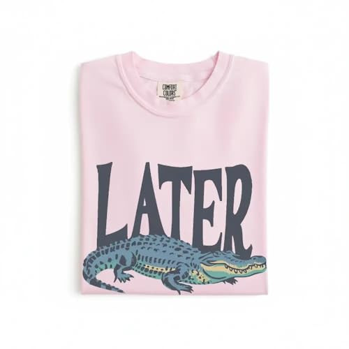 THE CEO Later Gator Tee Shirt | Comfort Colors Alligator Tshirt for Women | Amazon (US)