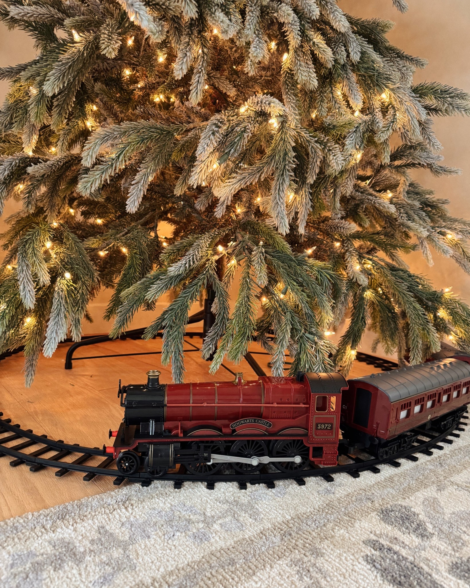 Hogwarts Express Xmas tree train!