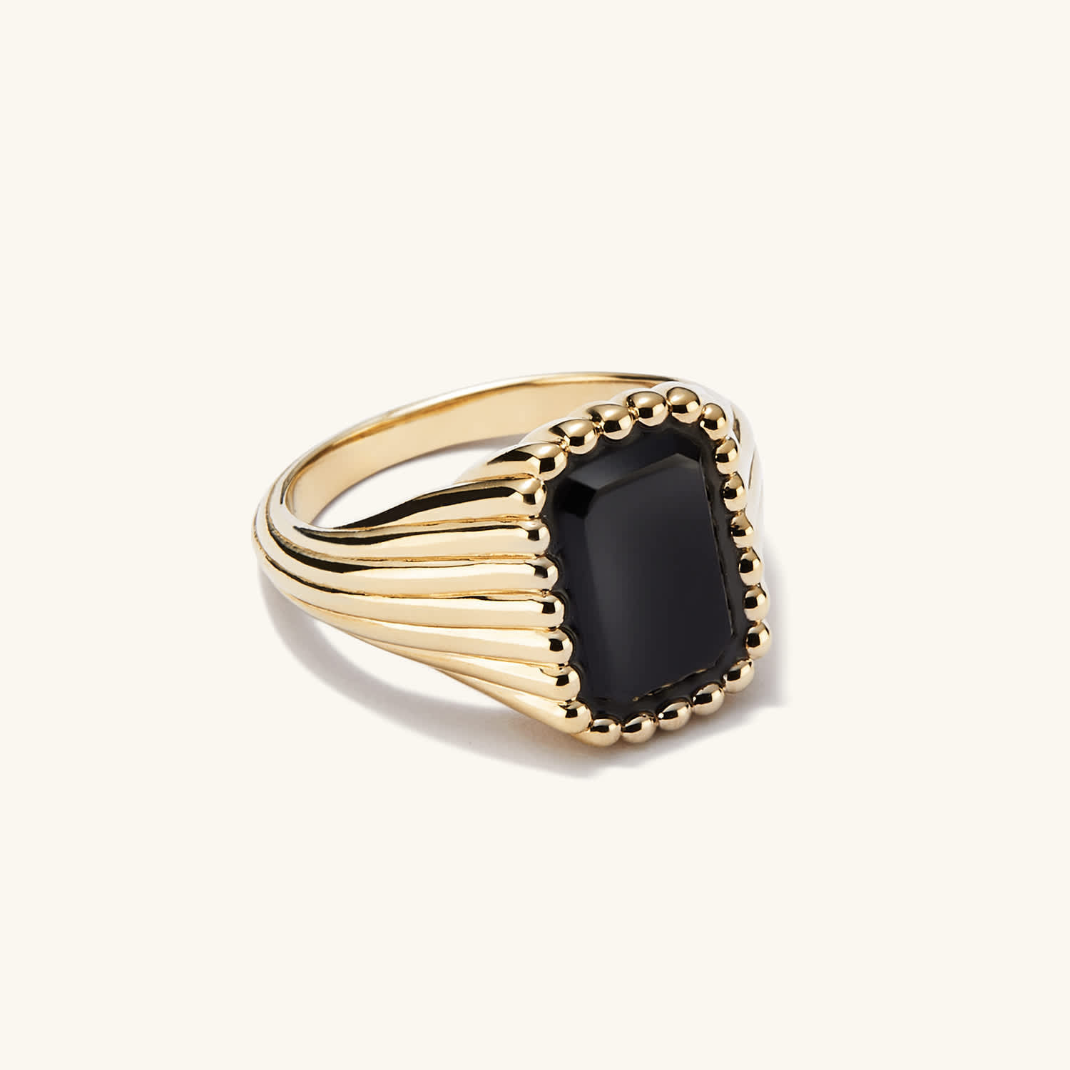 Jenna Lyons Onyx Pinky Signet Ring | Mejuri | Mejuri (Global)