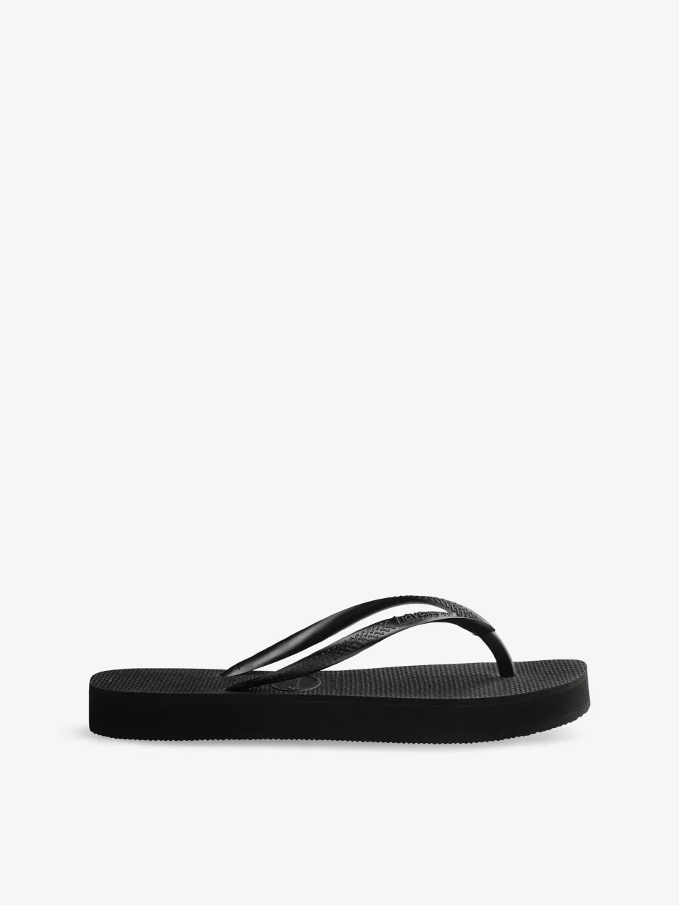 Slim Flatform rubber flip flops | Selfridges