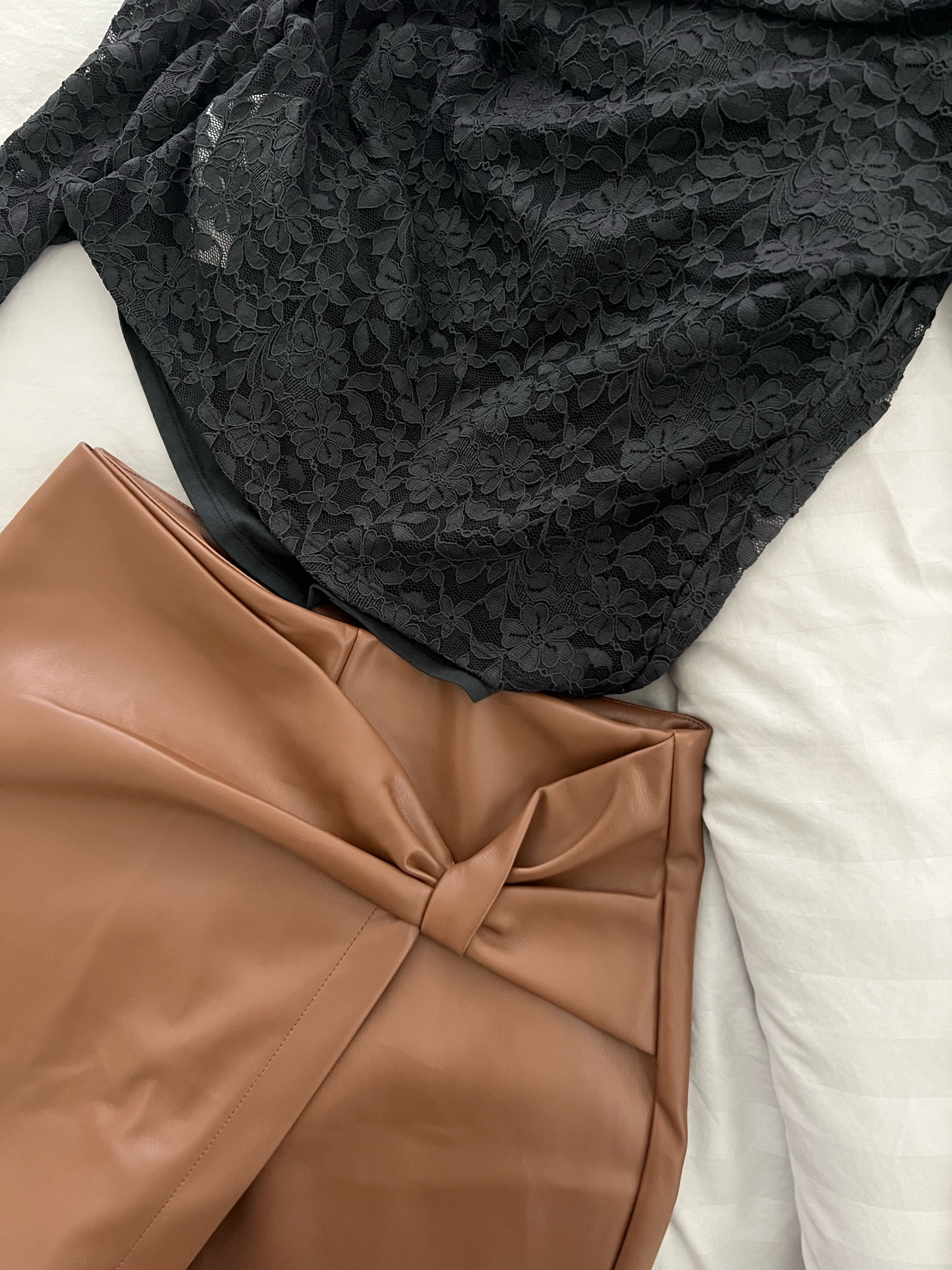 Thanksgiving day outfit - leather skort with a lace top, the skort comes in multiple colors

#LTKHoliday #LTKGiftGuide #LTKSeasonal