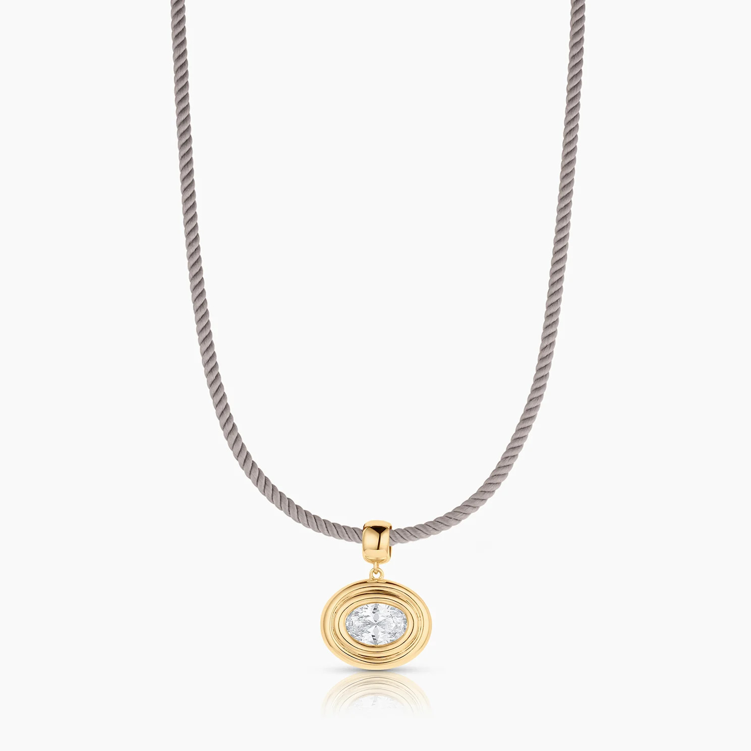 Starlet Oval Cubic Zirconia Bail | Thatch