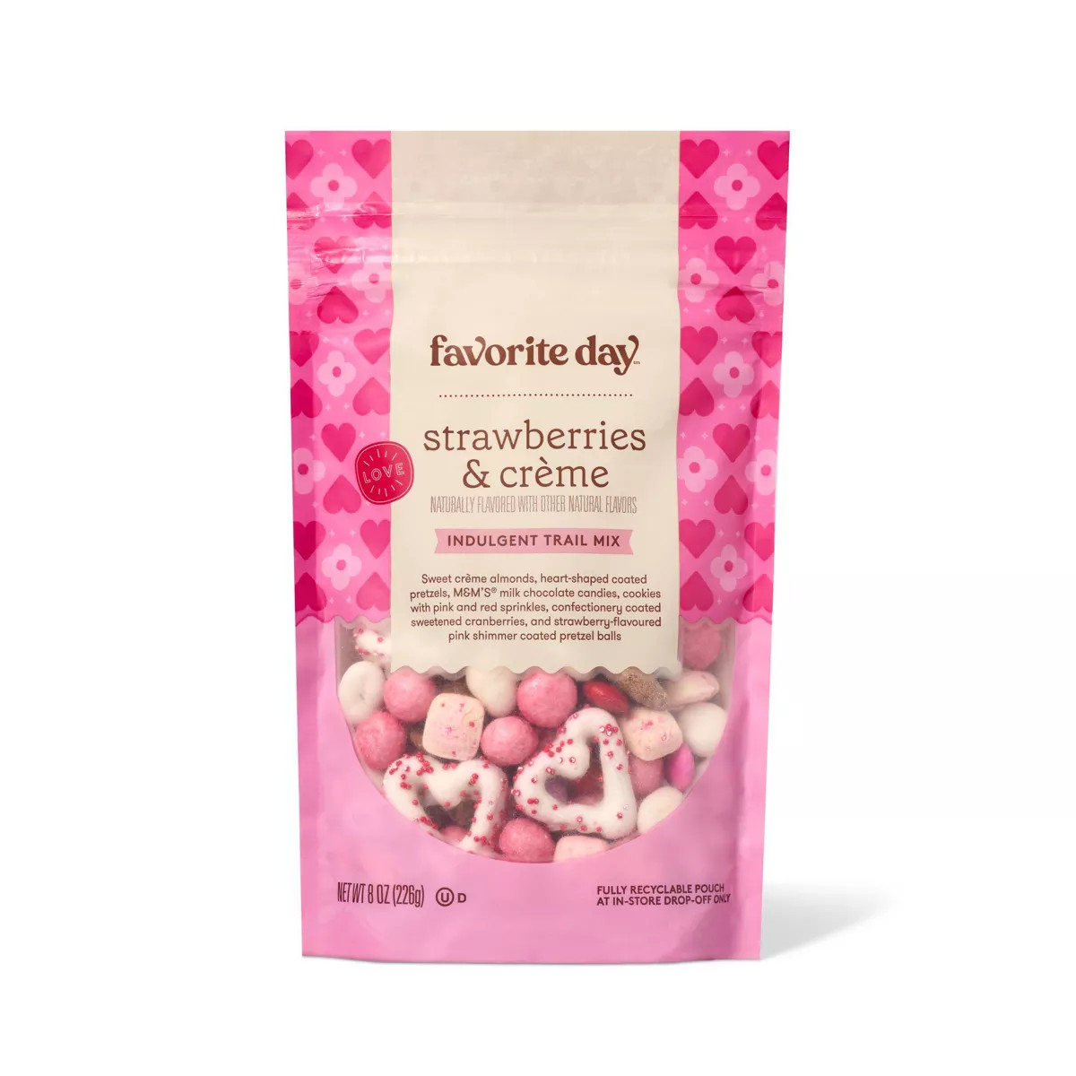 Valentine's Strawberry & Crème Trail Mix - 8oz - Favorite Day™ | Target