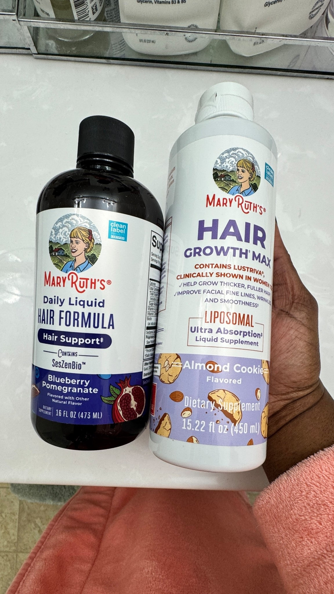 I've seen so many people talking about this brand, Mary Ruth's, and the hair vitamin products that I had to give it a try. Got my bottles the other day. I got the hair bundle with the Hair Growth Max and Daily Liquid Hair Formula. Stay tuned for results.
#relaxedhair #LTKhair #hairproducts #hairgrowht 

 

#LTKBeauty