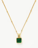 Lucy Williams Square Malachite Necklace | Missoma
