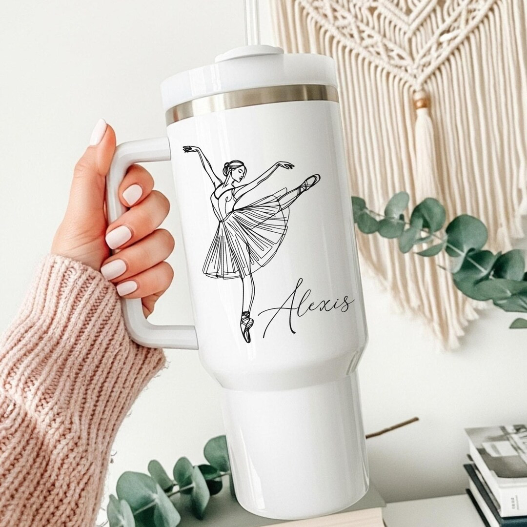 Custom Dancer Tumbler, Dance Lover Gift, Ballerina Tumblet, Ballet Dancer Custom Name, Dance Teac... | Etsy (US)
