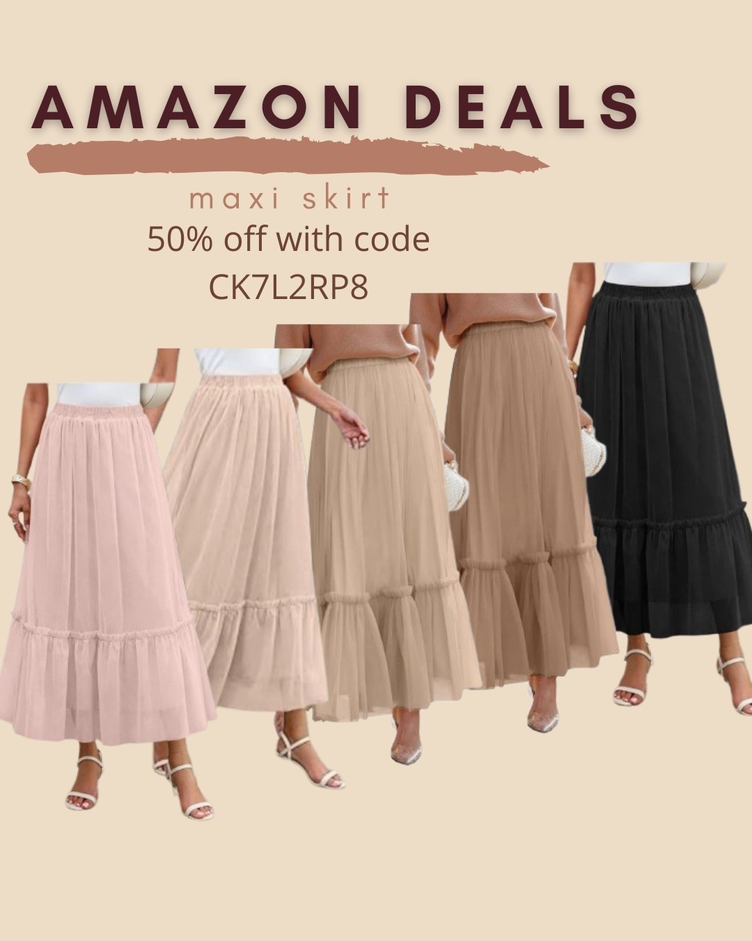 $14 ends 4/29

Amazon fashion
Amazon deals
Maxi skirt
Tulle skirt


#LTKSaleAlert