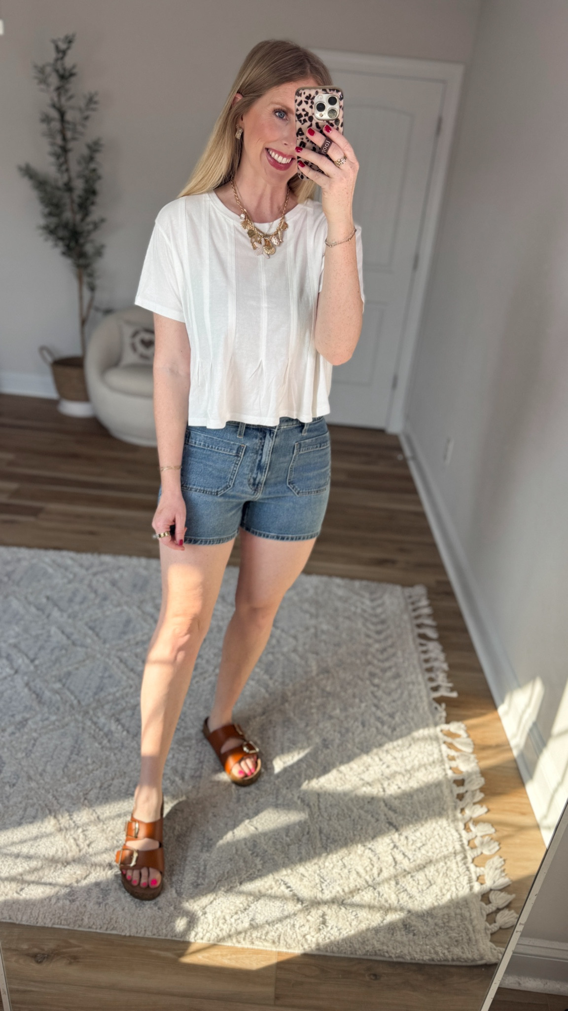 Walmart outfit, patch pocket jean shorts 

#LTKmomlife #LTKootd