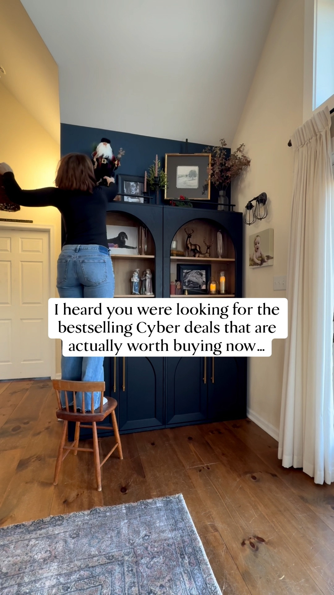 Shop by clicking the thumbnails! Make sure you hit the🔔 icon and follow along! Home sale, home decor, sale finds, cyber Monday sale, rug sale, wreath, storage, garage storage, modern farmhouse living room, living room, wall art, storage bench,  nutcracker plates, bedroom storage bench, velvet curtains, bedroom curtains, gallery wall frames, wall art, living room rug, vintage rug, soft rug, wood vase, vase 

#LTKHome #LTKCyberWeek #LTKSaleAlert