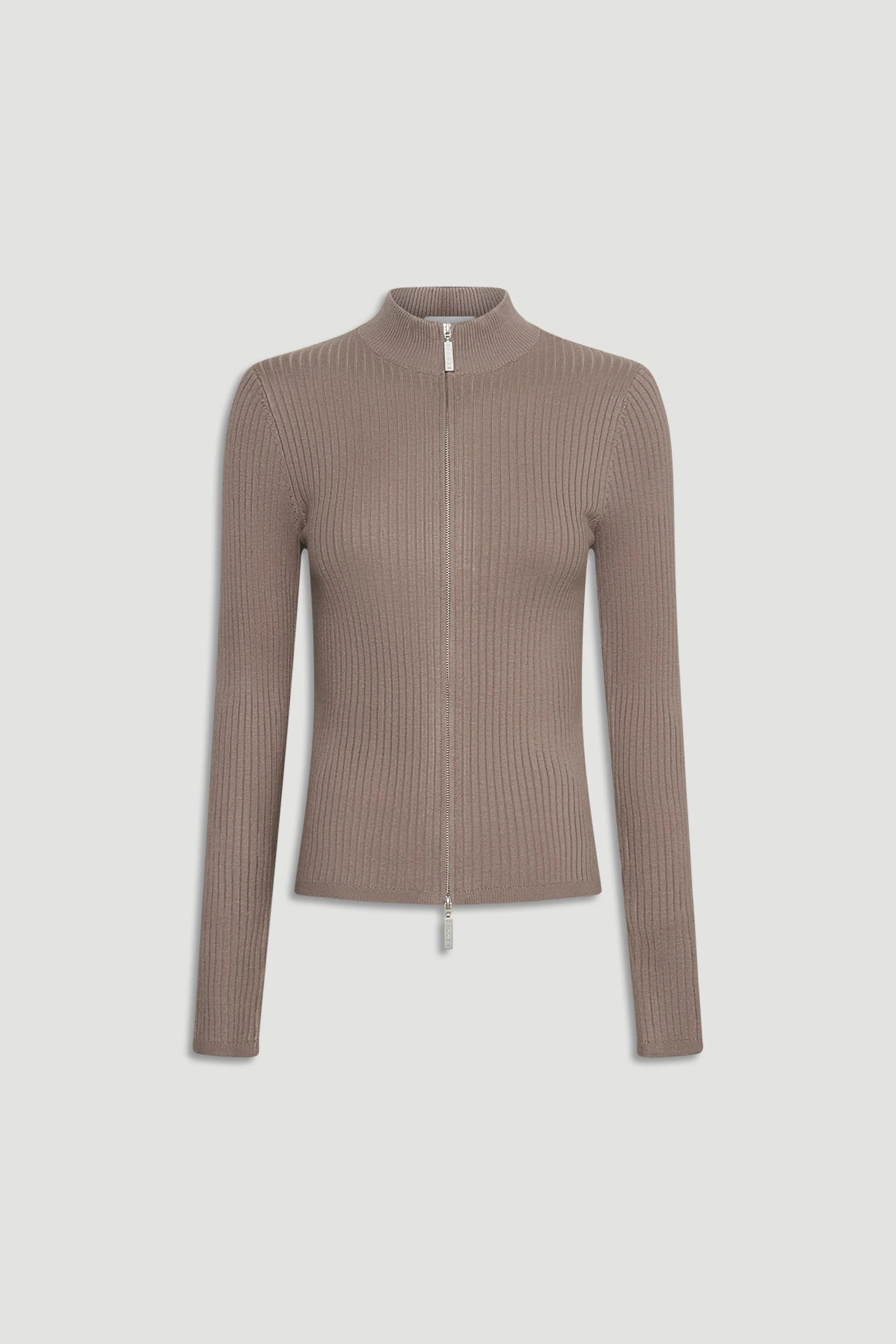 D-Luxe Knit Zip Long Sleeve - Dune | DECJUBA