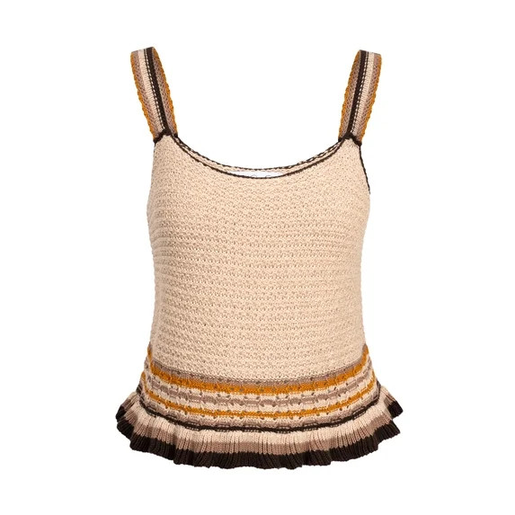 Jessica Simpson Women's Saoirse Crochet Tank, Sizes XS-XL | Walmart (US)