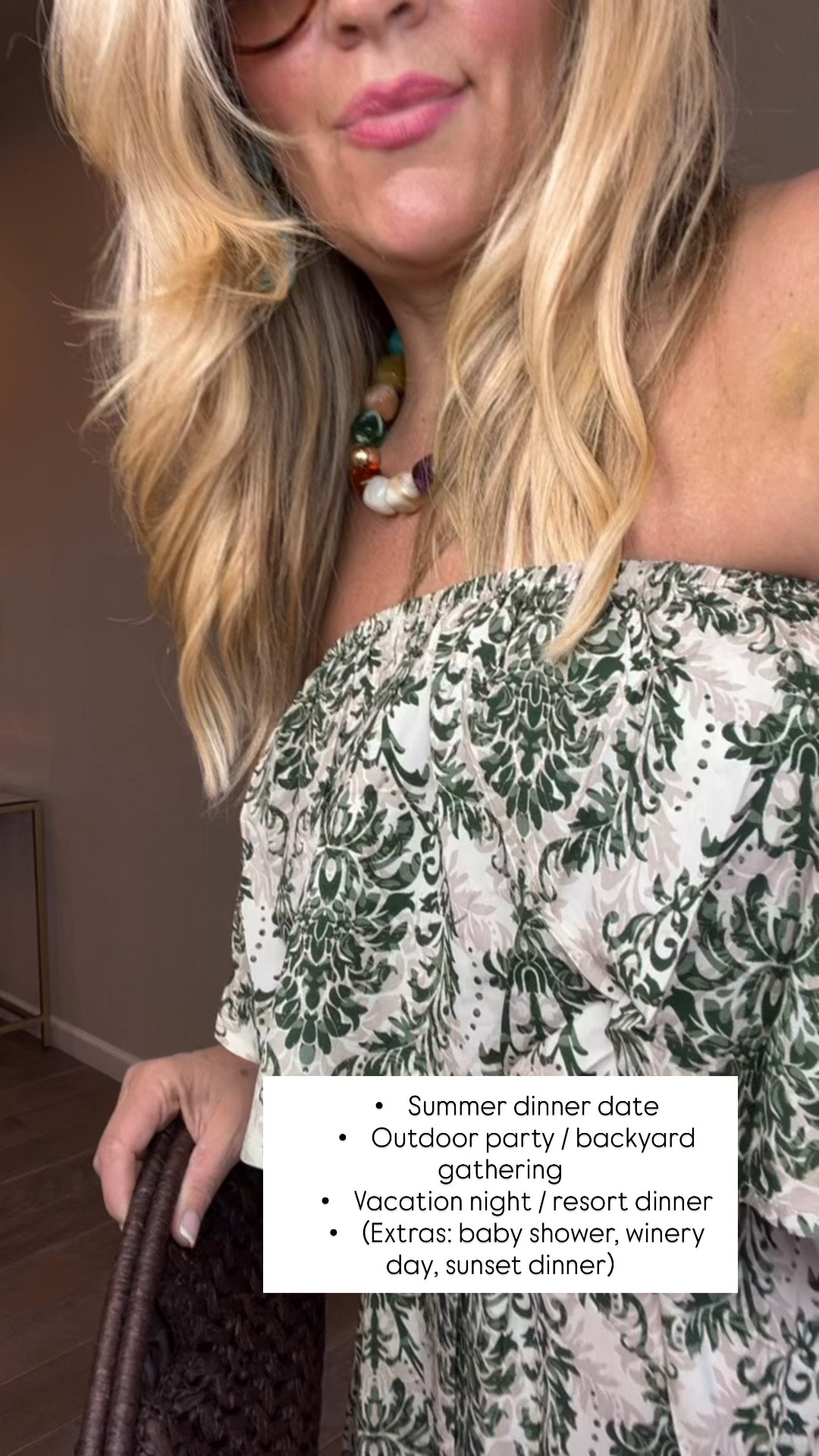  ✨Tap the bell, save and ❤️ for over 40 fashion, midlife style, midsize fashion and luxury looks for less. 

⬇️Sizing information:
Large down

	•	Summer dinner date
	•	Outdoor party / backyard gathering
	•	Vacation night / resort dinner
	•	(Extras: baby shower, winery day, sunset dinner)

👑"Helping you look good, feel good!" - Lindsey Denver

Spring looks, Midlife style for real women who want to feel confident again. Over 40 fashion and over 50 style that works with changing bodies, perimenopause shifts, and real life. Think midsize fashion, Gen X style and up, body confidence, and mom outfits that feel polished, comfortable, and elevated...because style over 45 and over 50 should feel effortless, not stressful. 


#LTKMidsize #LTKPlusSize #LTKOver40