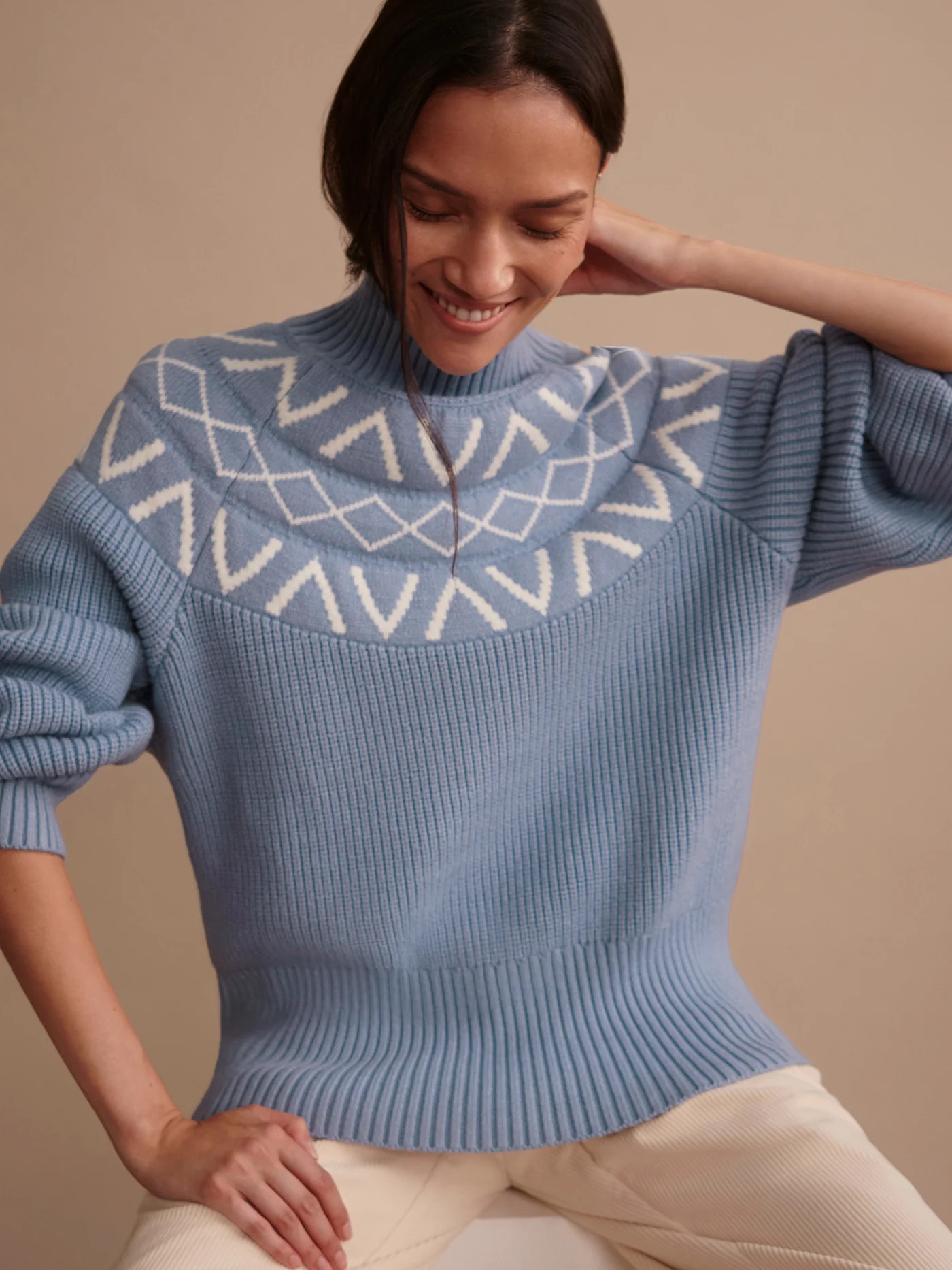 Marcie Fair Isle Yoke Knit | Varley US
