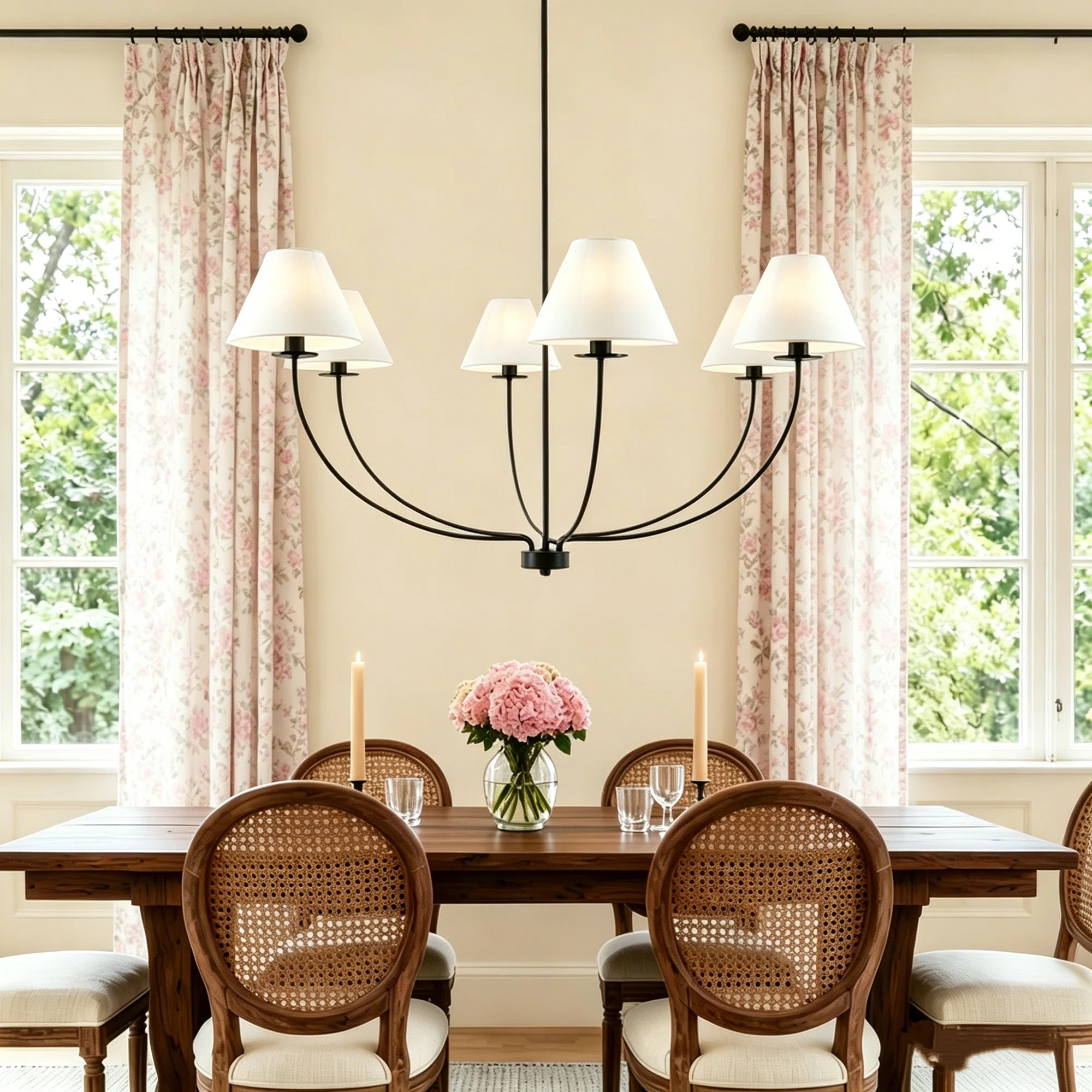 6-Light Oversize 47 inches Dimmable Classic Chandelier | Birch Lane