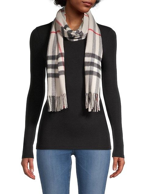 Giant Check Cashmere Scarf | Saks Fifth Avenue (UK)