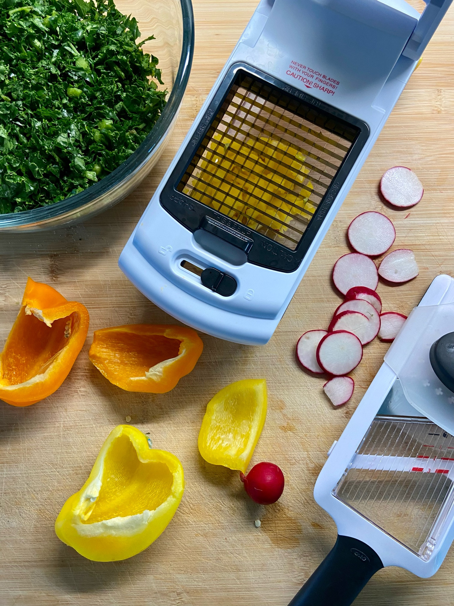 Favorite kitchen gadgets (part 2) — making a chopped salad has truly never been easier.