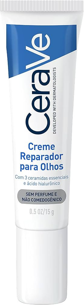 CeraVe, Creme Reparador para os olhos, com Ácido Hialurônico, 15ml | Amazon (BR)