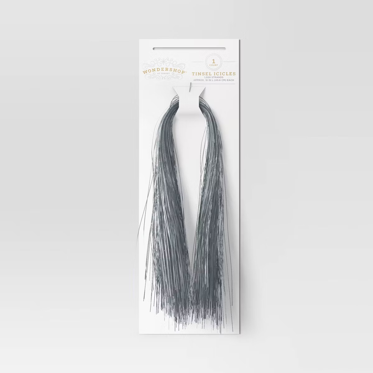 4pk Christmas 1000ct Tinsel Icicle Silver - Wondershop™ | Target
