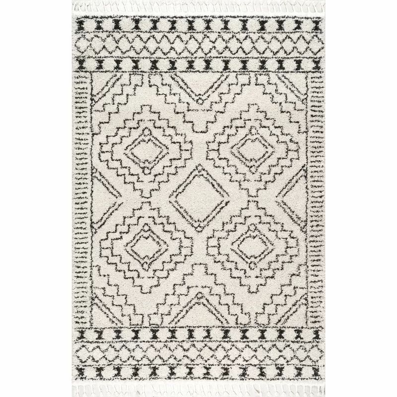 Lydia Southwestern Cream/Charcoal Area Rug | Wayfair North America