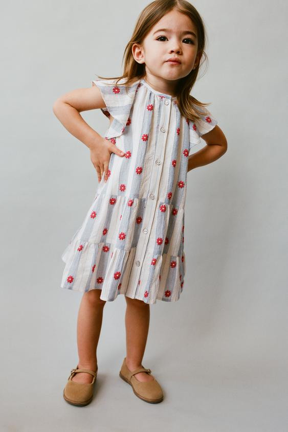 FLORAL JACQUARD DRESS | Zara US