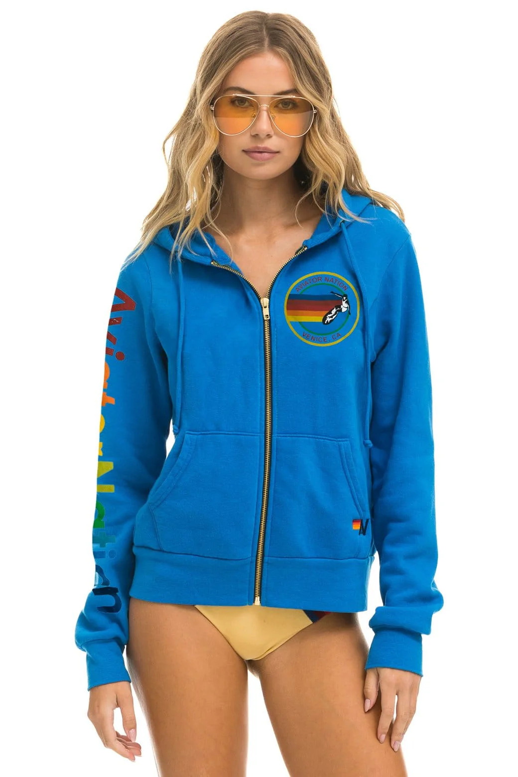 AVIATOR NATION HOODIE - OCEAN | Aviator Nation