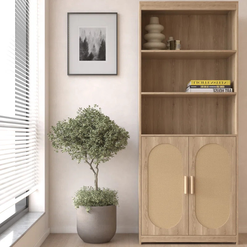 Aveer Storage Bookcase | Wayfair North America
