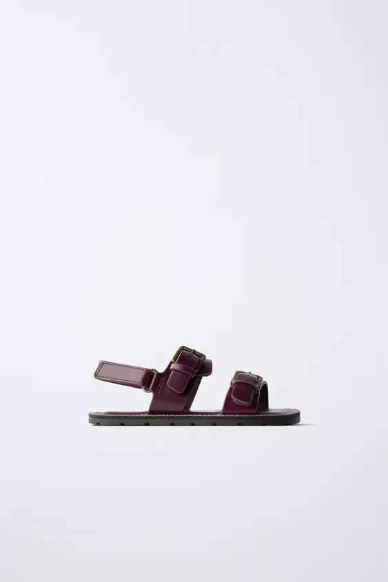 LEATHER SANDALS | Zara US