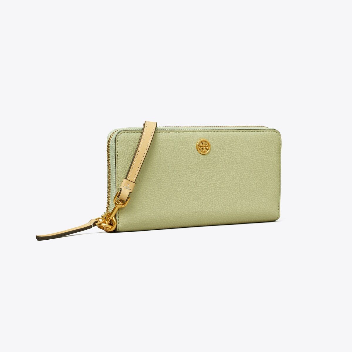 ROBINSON PEBBLED ZIP CONTINENTAL WALLET | Tory Burch (US)