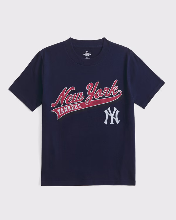new york yankees graphic tee | Abercrombie & Fitch (US)