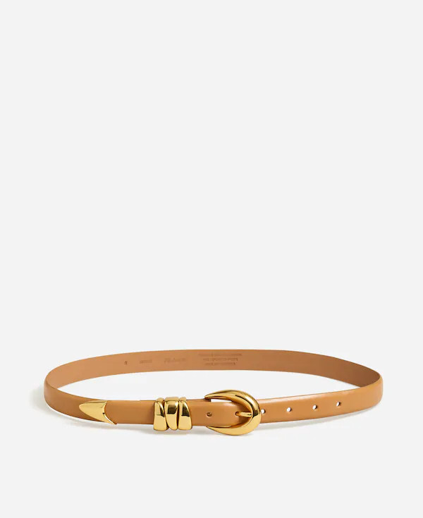 Triple Metal Keeper Belt | Madewell