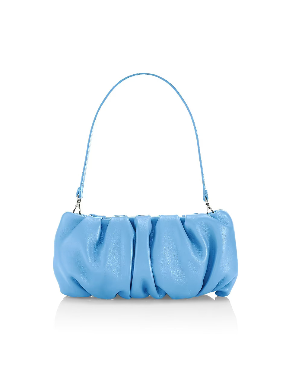 Bean Ruched Leather Shoulder Bag | Saks Fifth Avenue