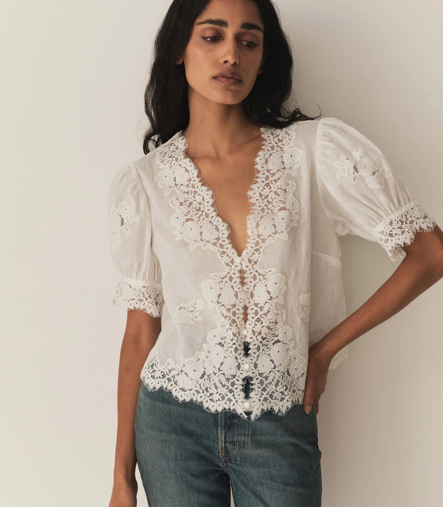 Idella Top - Salt | DÔEN | DOEN