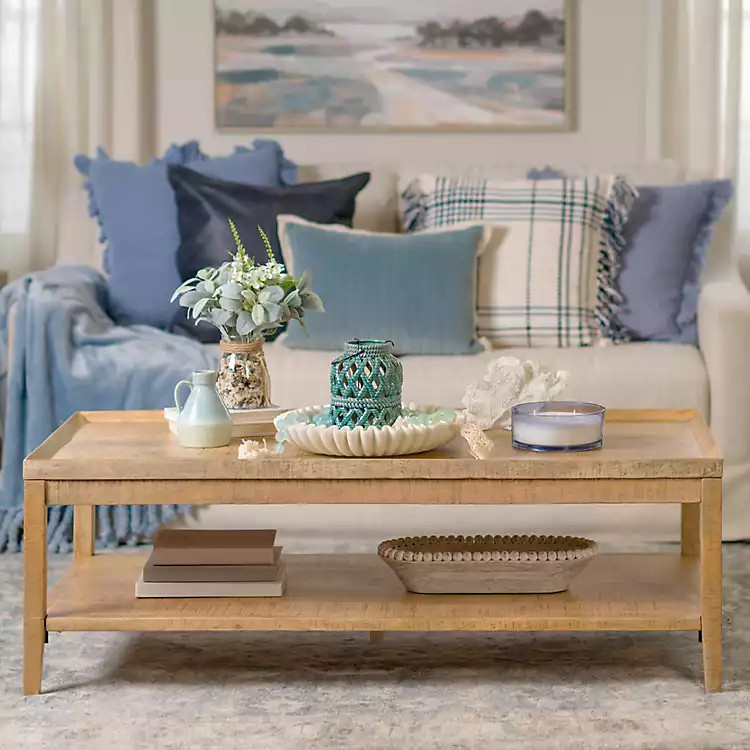 Natural Wood Hughes Coffee Table | Kirklands