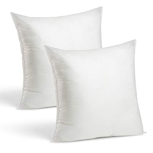 Utopia Bedding Throw Pillows Insert (Pack of 2, White) - 24 x 24 Inches Bed and Couch Pillows - Indo | Amazon (US)