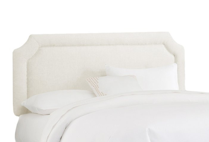 Morgan Headboard, Talc Linen | One Kings Lane