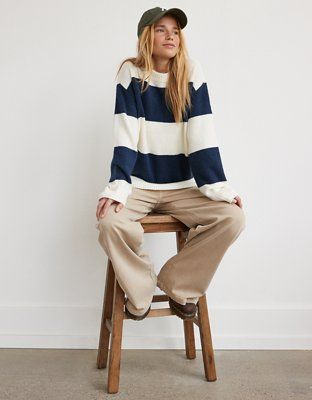 AE Whoa So Soft Crewneck Sweater | American Eagle Outfitters (US & CA)