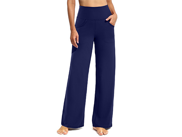 Promover Wide Leg Pants for Women Yoga Pants with Pockets Loose Lounge Sweatpants Petite/Regular/Tal | Amazon (US)