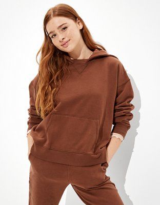 AE Super Soft Fleece Oversized Hoodie | American Eagle Outfitters (US & CA)