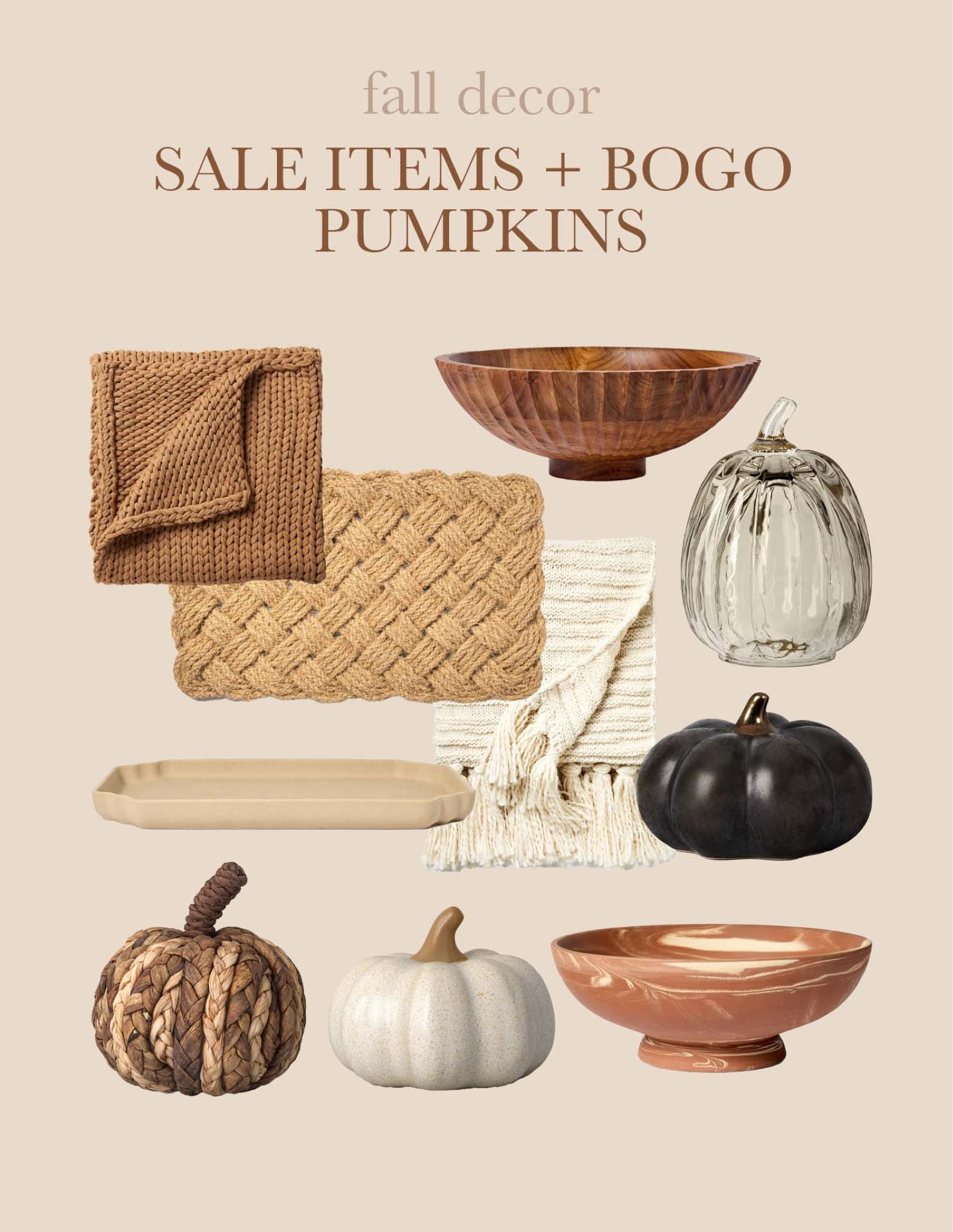 🍁🎃 From cozy blankets to festive accents, these are the cutest finds that are on sale. Plus, don’t miss the buy 1, get 1 50% off deal on decorative pumpkins!! Perfect for adding that autumn vibe to your home! #FallDecor #PumpkinSeason #SaleAlert #CozyHome #LTKHome

#LTKSeasonal #LTKFallSale #LTKHalloween
