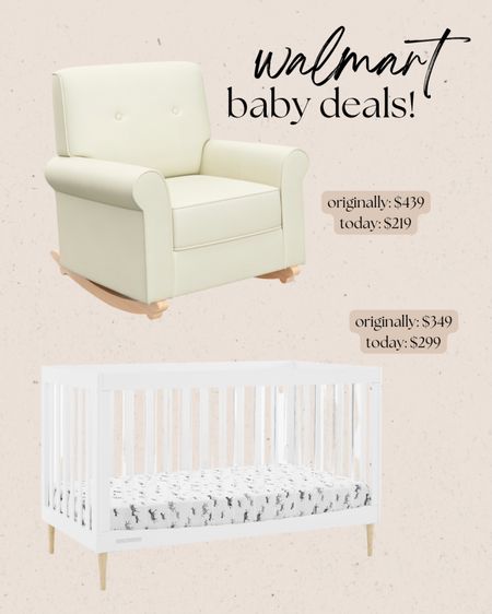 Walmart baby deals! Crib, glider, nursery 

#LTKfamily #LTKbaby #LTKhome