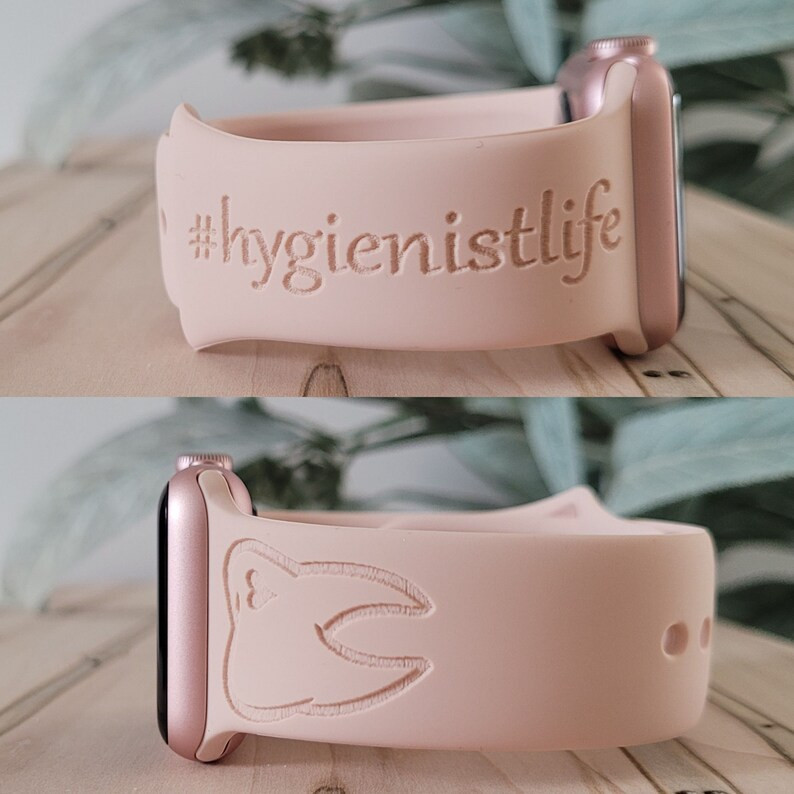 Engraved Watch Band DENTAL HYGIENIST for Apple, Fitbit, Samsung | Etsy (US)