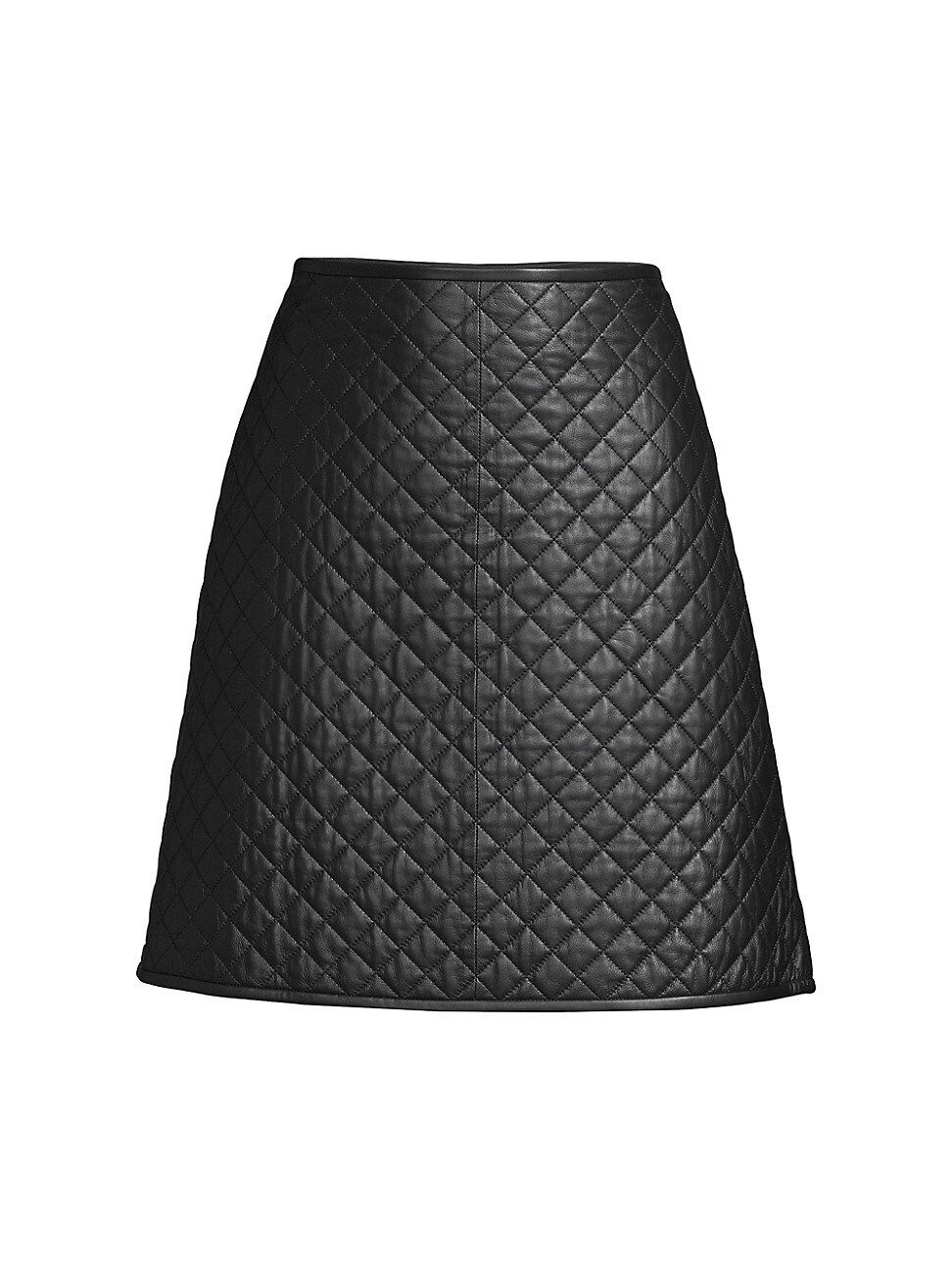 Weekend Max Mara Bernini Quilted Leather Skirt | Saks Fifth Avenue